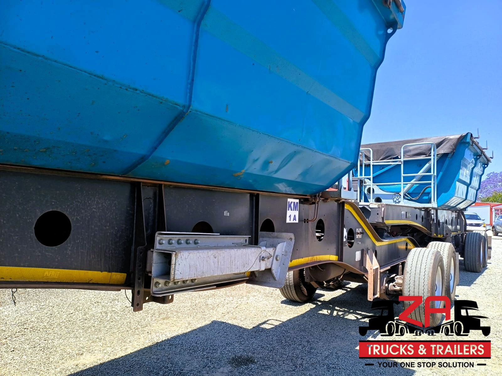 2021 AFRIT 18 CUBE SIDE TIPPER TRAILER #53359]